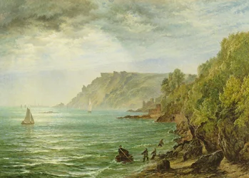 Salcombe Estuary, Süd-Devon, 1882